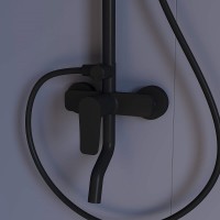 Душевая система RGW Shower Panels SP-25В 59140125-04, цвет черный