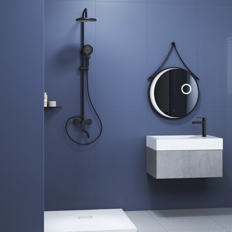 Душевая система RGW Shower Panels SP-25В 59140125-04, цвет черный