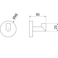 Крючок Allen Brau Priority 6.31001-GB, золото брашированное