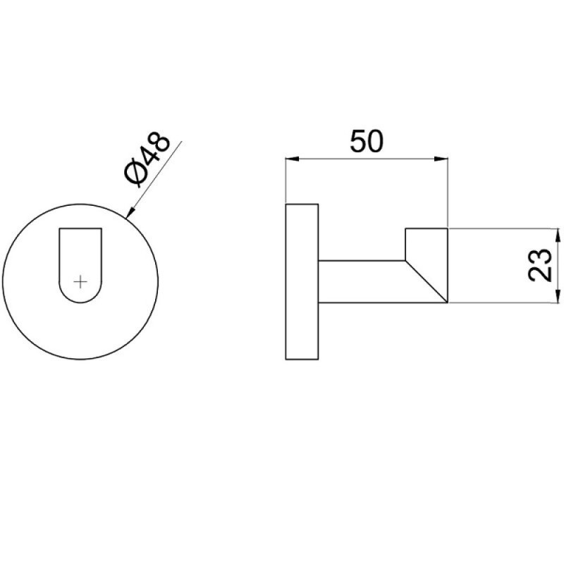 Крючок Allen Brau Priority 6.31001-MG, графит брашированный