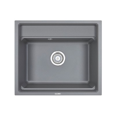 Кухонная мойка Granula Kitchen Space 60 см, алюминиум, 6003