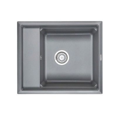 Кухонная мойка Granula Kitchen Space 60 см, алюминиум, 6004Al