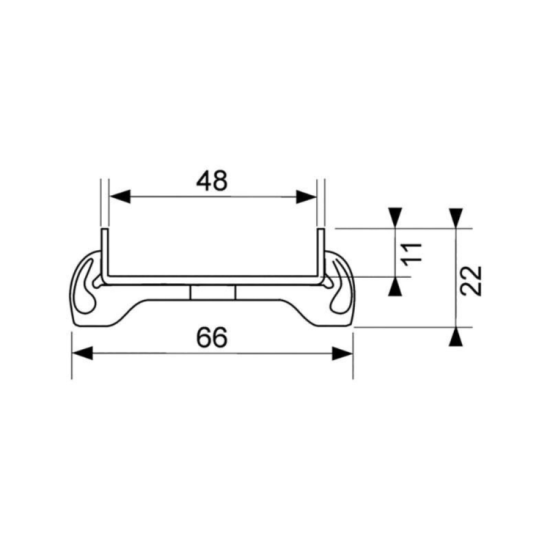 Решетка основа для плитки TECE Plate 600770 Drainline, 70 см, для слива из нержавеющей стали прямая, хром матовый