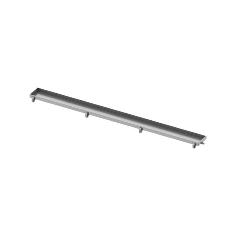 Решетка основа для плитки TECE Plate 600770 Drainline, 70 см, для слива из нержавеющей стали прямая, хром матовый