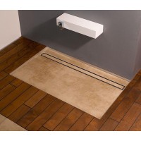 Решетка основа для плитки TECE Plate 600770 Drainline, 70 см, для слива из нержавеющей стали прямая, хром матовый