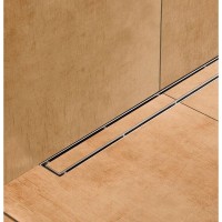 Решетка основа для плитки TECE Plate 600770 Drainline, 70 см, для слива из нержавеющей стали прямая, хром матовый
