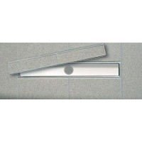 Решетка TECE Drainline Plate II 600772, 70 см, для слива из нержавеющей стали прямая под плитку, хром матовый