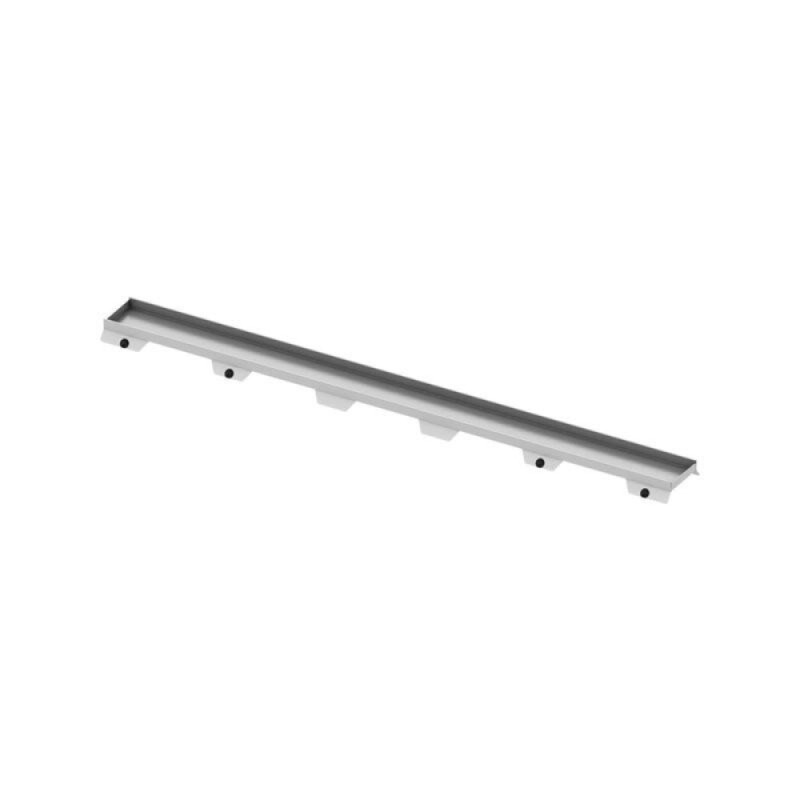 Решетка TECE Drainline Plate II 600772, 70 см, для слива из нержавеющей стали прямая под плитку, хром матовый