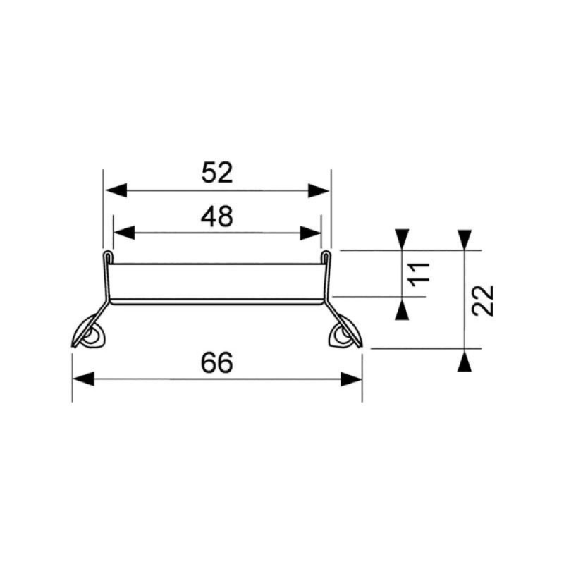 Решетка TECE Drainline Plate II 600772, 70 см, для слива из нержавеющей стали прямая под плитку, хром матовый