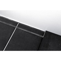 Решетка TECE Drainline Plate II 600772, 70 см, для слива из нержавеющей стали прямая под плитку, хром матовый