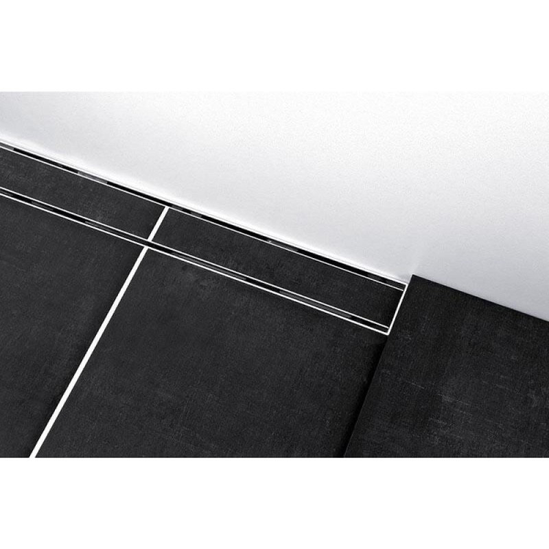 Решетка TECE Drainline Plate II 600772, 70 см, для слива из нержавеющей стали прямая под плитку, хром матовый