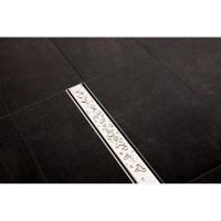 Панель TECE Steel II 601082, 100 см, для слива из нержавеющей стали прямая, серебристый металлик