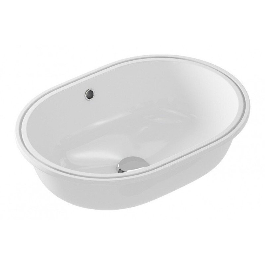 Раковина Cersanit Caspia P-UM-CAS55/1 55 см, овальная, белый, 60764