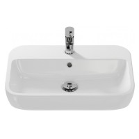 Раковина Cersanit Caspia S-UM-CAS60/1-S-w 60 см, прямоугольная, белый, 60908
