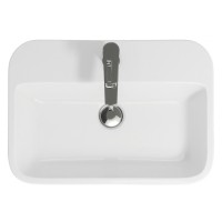 Раковина Cersanit Caspia S-UM-CAS60/1-S-w 60 см, прямоугольная, белый, 60908