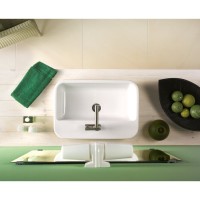 Раковина Cersanit Caspia S-UM-CAS60/1-S-w 60 см, прямоугольная, белый, 60908