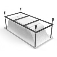 Ванна акриловая Cersanit Virgo 170 x 75 см, прямоугольная, белая, P-WP-VIRGO*170NL, 61547