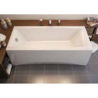 Ванна акриловая Cersanit Virgo 170 x 75 см, прямоугольная, белая, P-WP-VIRGO*170NL, 61547