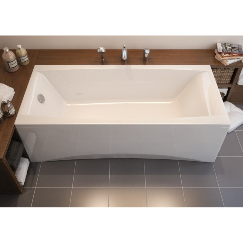 Ванна акриловая Cersanit Virgo 170 x 75 см, прямоугольная, белая, P-WP-VIRGO*170NL, 61547