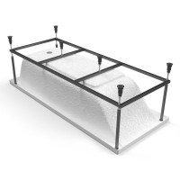 Ванна акриловая Cersanit Virgo 180 x 80 см, прямоугольная, белая, P-WP-VIRGO*180NL, 61549
