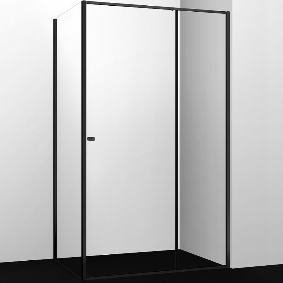 Душевой уголок WasserKRAFT Dill 61S16, 110 х 100 см, стекло прозрачное, профиль черный матовый