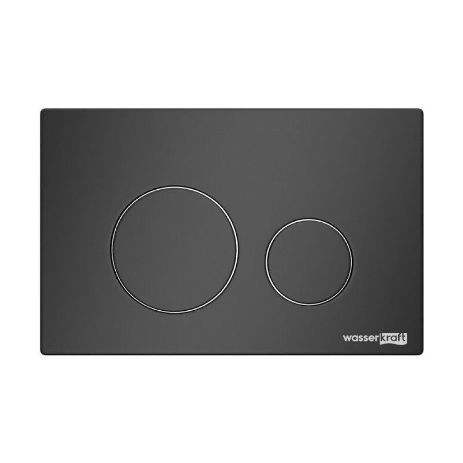 Инсталляция для унитаза WasserKraft Dill 61TLT.010.ME.MB02, механическая клавиша черная матовая