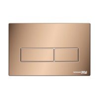 Инсталляция для унитаза WasserKraft Dill 61TLT.010.ME.RG03, механическая клавиша золото розовое