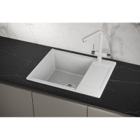 Кухонная мойка Granula Estetica ES-6202 6202, Арктик, арктик (белый)