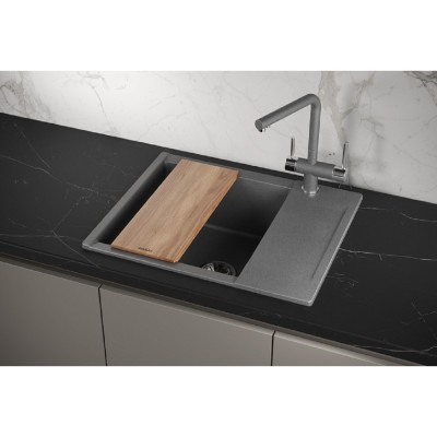 Кухонная мойка Granula Estetica ES-6202 6202, Графит, графит