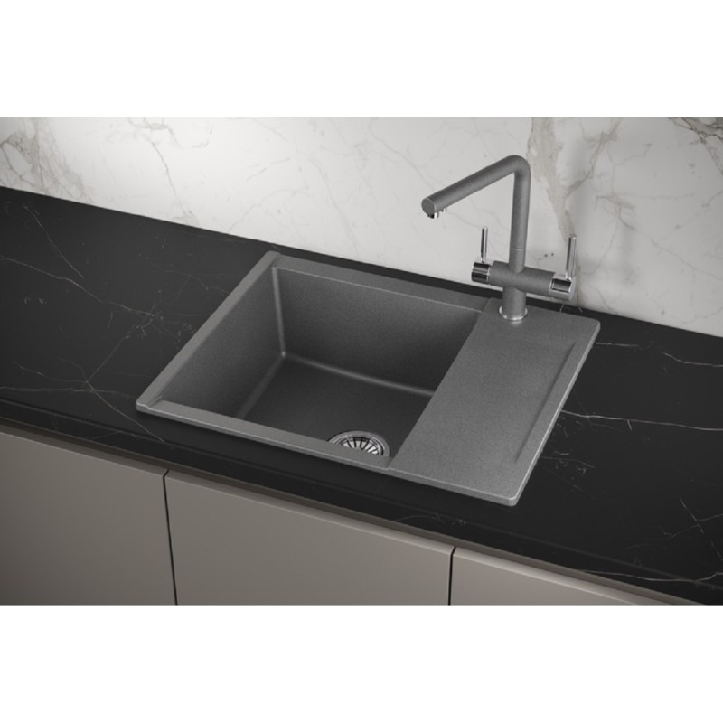 Кухонная мойка Granula Estetica ES-6202 6202, Графит, графит