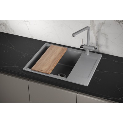 Кухонная мойка Granula Estetica ES-6202 6202, Алюминиум, алюминиум