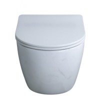 Подвесной унитаз Gid Convexo Ws2198 (СС) 62228Y, безободковый, с сиденьем микролифт, белый под камень