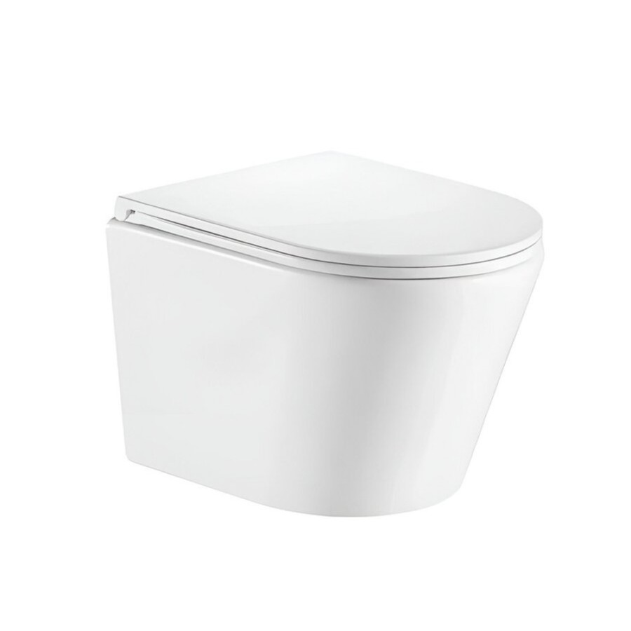 Подвесной унитаз Gid Cortado Tr2130 62235Y, безободковый, с сиденьем микролифт, белый