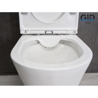Унитаз-компакт Gid Concavo Tn2124 62244Y, безободковый, с сиденьем микролифт, белый