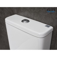 Унитаз-компакт Gid Concavo Tn2124 62244Y, безободковый, с сиденьем микролифт, белый