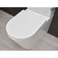 Унитаз-компакт Gid Cortado Tn2189 62247Y, безободковый, с сиденьем микролифт, белый
