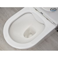 Унитаз-компакт Gid Cortado Tn2189 62247Y, безободковый, с сиденьем микролифт, белый