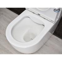 Унитаз-компакт Gid Convexo Tn2188 62249Y, безободковый, с сиденьем микролифт, белый
