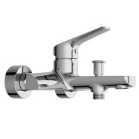 Смеситель Cersanit Flavis 63035 для ванны и душа, хром