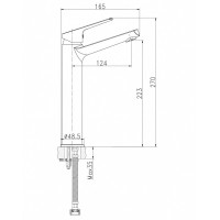 Смеситель Cersanit Flavis 63038 для раковины, хром