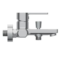 Смеситель Cersanit Smart 63048 для ванны и душа, хром