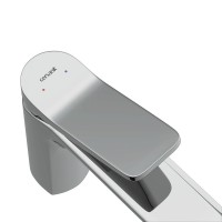 Смеситель Cersanit Odra 63050 для раковины, с донным клапаном клик-клак, хром