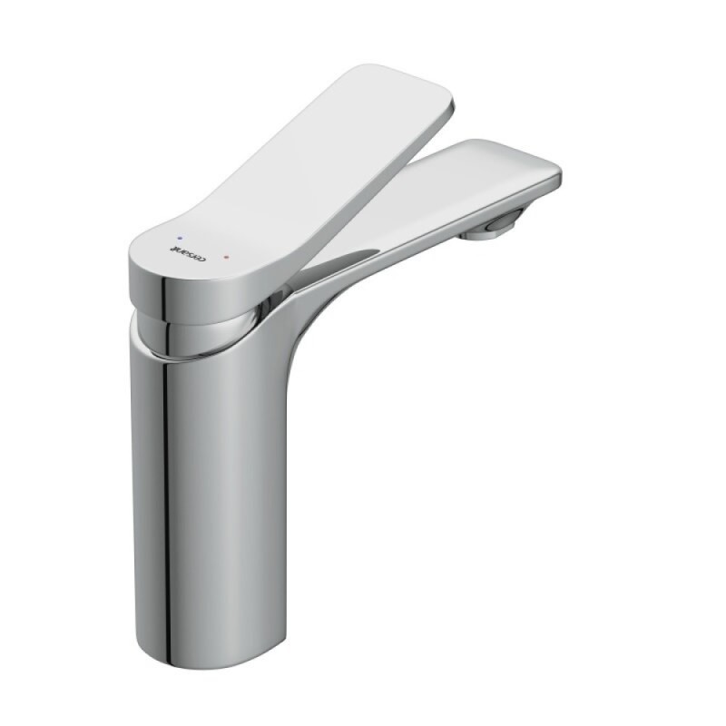 Смеситель Cersanit Odra 63050 для раковины, с донным клапаном клик-клак, хром