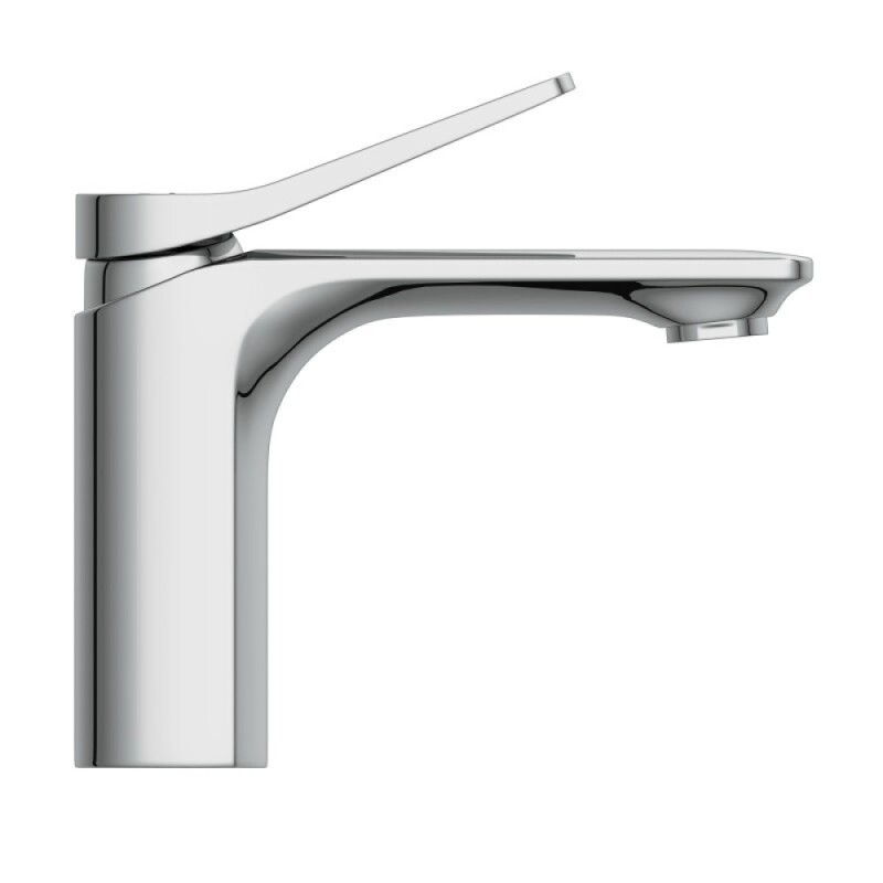 Смеситель Cersanit Odra 63050 для раковины, с донным клапаном клик-клак, хром
