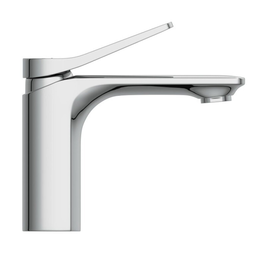 Смеситель Cersanit Odra 63050 для раковины, с донным клапаном клик-клак, хром