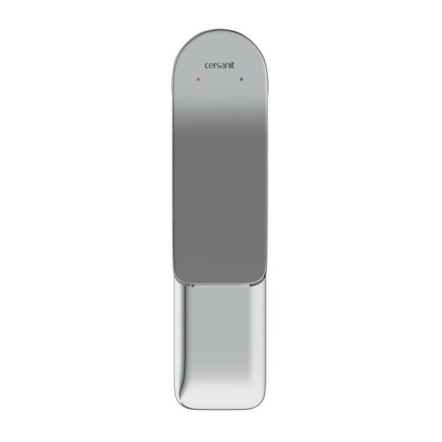 Смеситель Cersanit Odra 63050 для раковины, с донным клапаном клик-клак, хром
