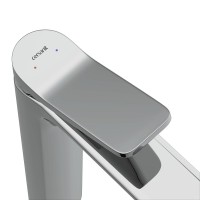 Смеситель Cersanit Odra 63054 для раковины, с донным клапаном клик-клак, хром