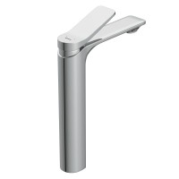 Смеситель Cersanit Odra 63054 для раковины, с донным клапаном клик-клак, хром