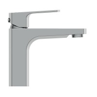 Смеситель Cersanit Wisla 63055 для раковины, с донным клапаном клик-клак, хром
