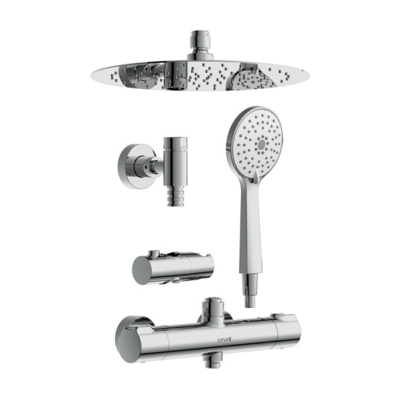 Душевая система Cersanit Odra 63069 термостатическая, хром